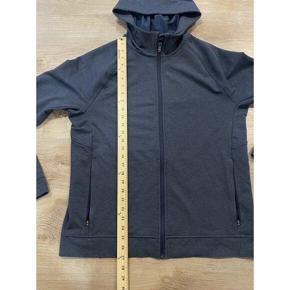 Lululemon City Sweat Full-Zip Hoodie Sweatshirt Heather Navy M3CE6S Men’s L - Picture 3 of 7